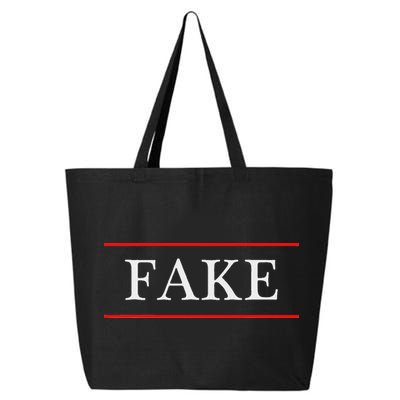 That Says The Word Fake On It 25L Jumbo Tote