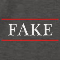 That Says The Word Fake On It Vector Backpack