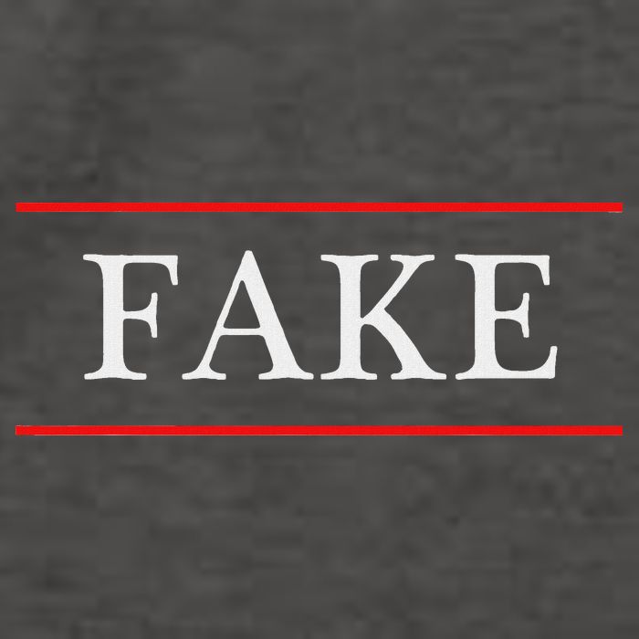 That Says The Word Fake On It Vector Backpack