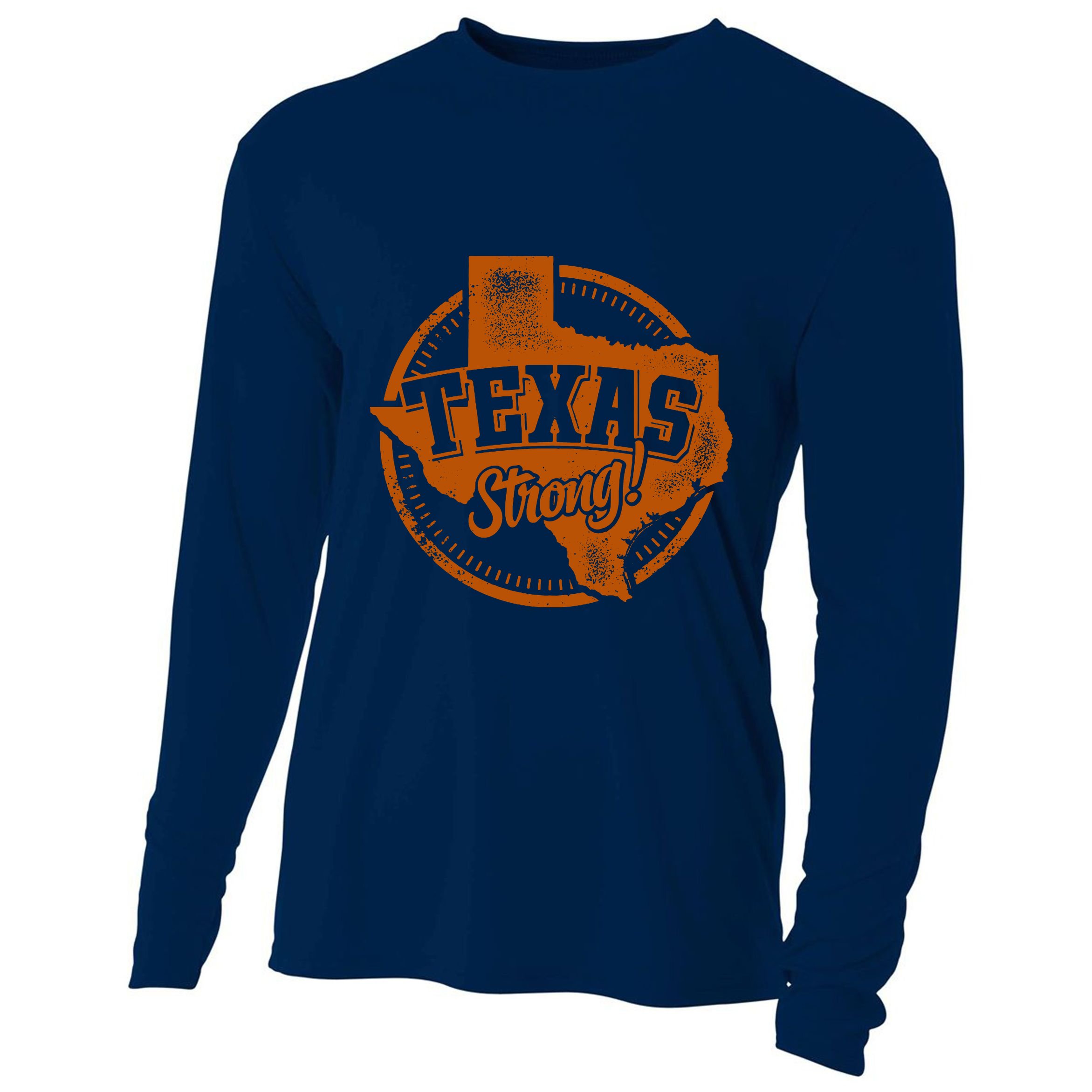 Texas Strong Cooling Performance Long Sleeve Crew