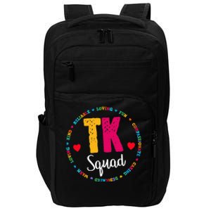 TK Squad Tee Transitional Kindergarten Teacher Team Crew Impact Tech Backpack