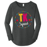 TK Squad Tee Transitional Kindergarten Teacher Team Crew Women's Perfect Tri Tunic Long Sleeve Shirt