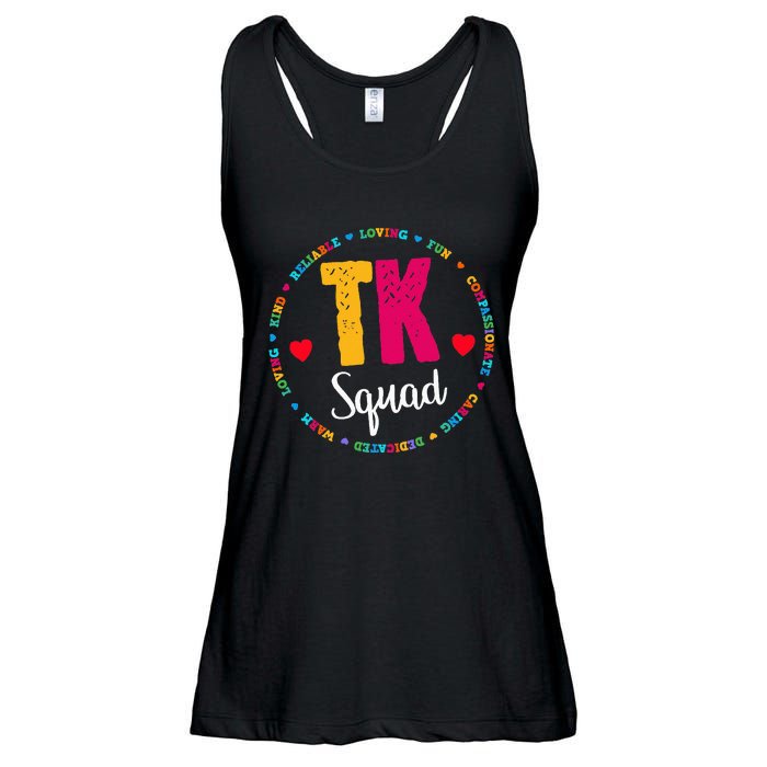 TK Squad Tee Transitional Kindergarten Teacher Team Crew Ladies Essential Flowy Tank