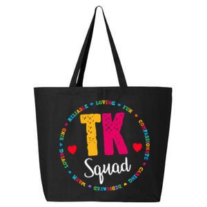 TK Squad Tee Transitional Kindergarten Teacher Team Crew 25L Jumbo Tote