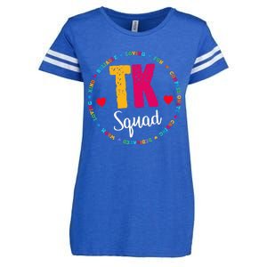 TK Squad Tee Transitional Kindergarten Teacher Team Crew Enza Ladies Jersey Football T-Shirt