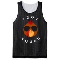 Trot Squad Turkey Face With Sunglasses Mesh Reversible Basketball Jersey Tank