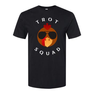 Trot Squad Turkey Face With Sunglasses Softstyle CVC T-Shirt