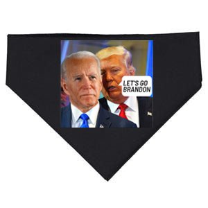 Trump Said To Biden: Lets Go Brandon Anti Biden USA-Made Doggie Bandana