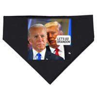 Trump Said To Biden: Lets Go Brandon Anti Biden USA-Made Doggie Bandana