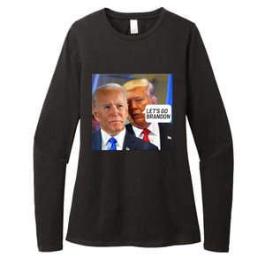 Trump Said To Biden: Lets Go Brandon Anti Biden Womens CVC Long Sleeve Shirt