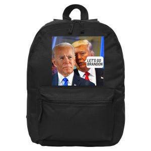 Trump Said To Biden: Lets Go Brandon Anti Biden 16 in Basic Backpack