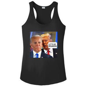 Trump Said To Biden: Lets Go Brandon Anti Biden Ladies PosiCharge Competitor Racerback Tank