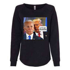 Trump Said To Biden: Lets Go Brandon Anti Biden Womens California Wash Sweatshirt