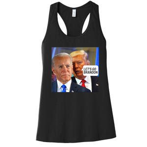 Trump Said To Biden: Lets Go Brandon Anti Biden Women's Racerback Tank