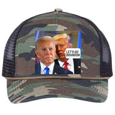 Trump Said To Biden: Lets Go Brandon Anti Biden Retro Rope Trucker Hat Cap