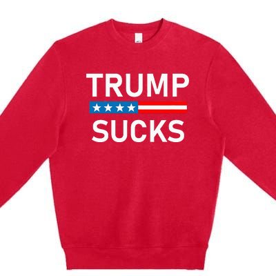 Trump Sucks Premium Crewneck Sweatshirt