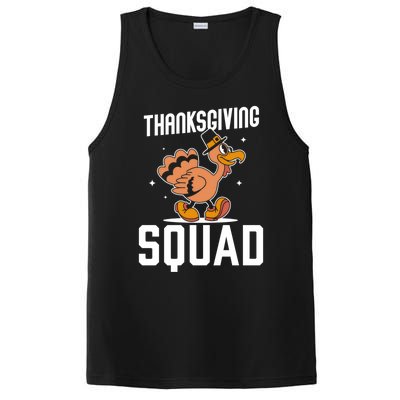 Thanksgiving Squad Turkeys Lover Cute Family Thanksgiving Gift PosiCharge Competitor Tank