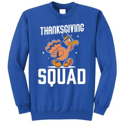 Thanksgiving Squad Turkeys Lover Cute Family Thanksgiving Gift Sweatshirt