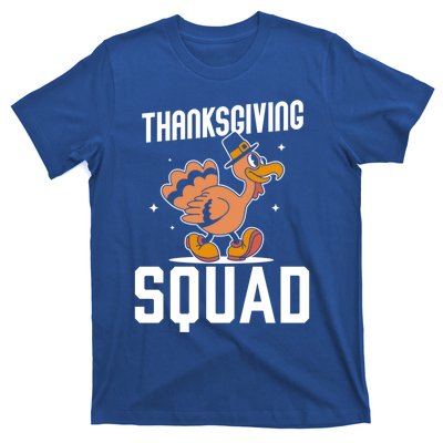 Thanksgiving Squad Turkeys Lover Cute Family Thanksgiving Gift T-Shirt