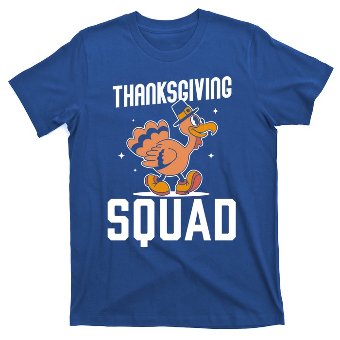 Thanksgiving Squad Turkeys Lover Cute Family Thanksgiving Gift T-Shirt