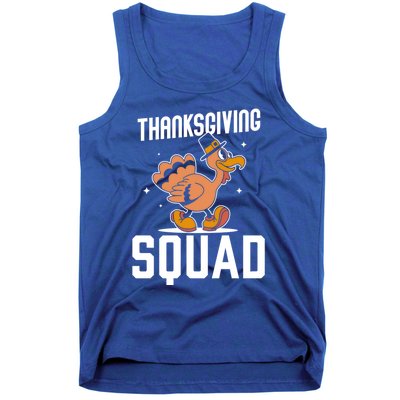 Thanksgiving Squad Turkeys Lover Cute Family Thanksgiving Gift Tank Top