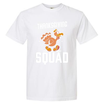 Thanksgiving Squad Turkeys Lover Cute Family Thanksgiving Gift Garment-Dyed Heavyweight T-Shirt