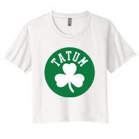 Tatum Shamrock Women's Crop Top Tee