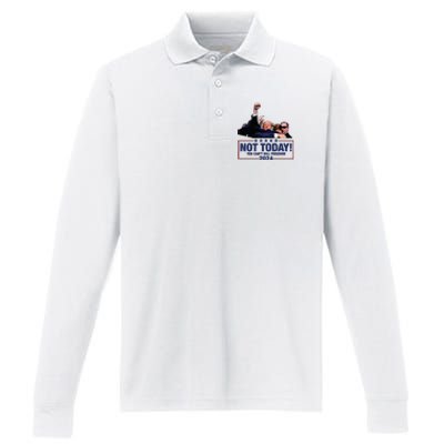 Trump Shooting Trump Assassination Trump Performance Long Sleeve Polo