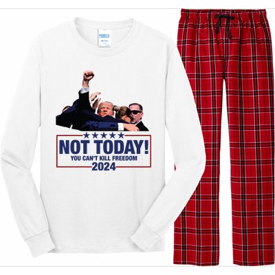 Trump Shooting Trump Assassination Trump Long Sleeve Pajama Set