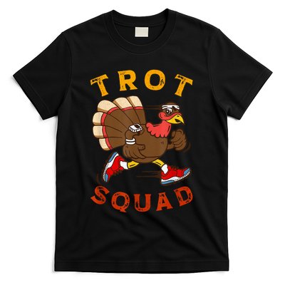 Trot Squad Thanksgiving Turkey Trot Costume T-Shirt