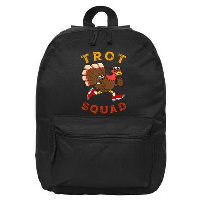 Trot Squad Thanksgiving Turkey Trot Costume 16 in Basic Backpack