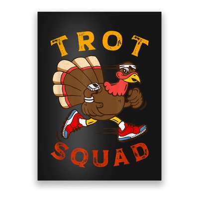 Trot Squad Thanksgiving Turkey Trot Costume Poster