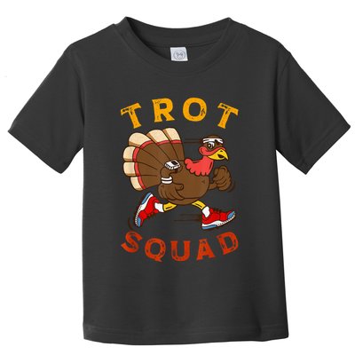 Trot Squad Thanksgiving Turkey Trot Costume Toddler T-Shirt