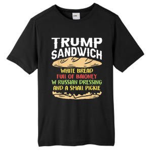 Trumps Sandwich Tshirt Tall Fusion ChromaSoft Performance T-Shirt