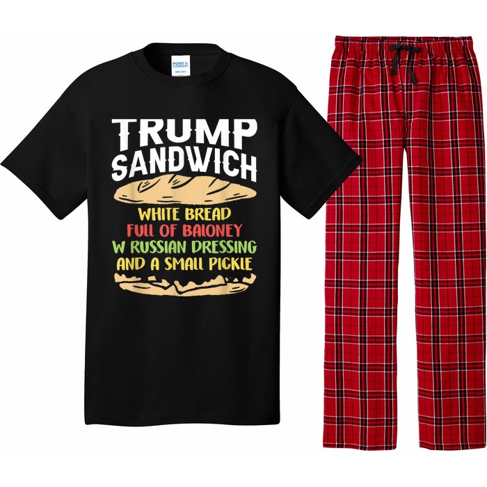 Trumps Sandwich Tshirt Pajama Set