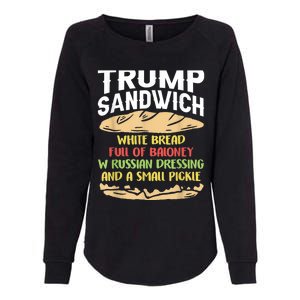 Trumps Sandwich Tshirt Womens California Wash Sweatshirt