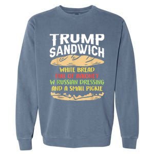 Trumps Sandwich Tshirt Garment-Dyed Sweatshirt