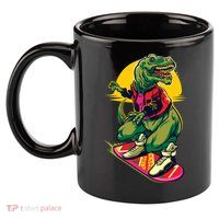 Trex Skating 11oz C Handle Ceramic Mug