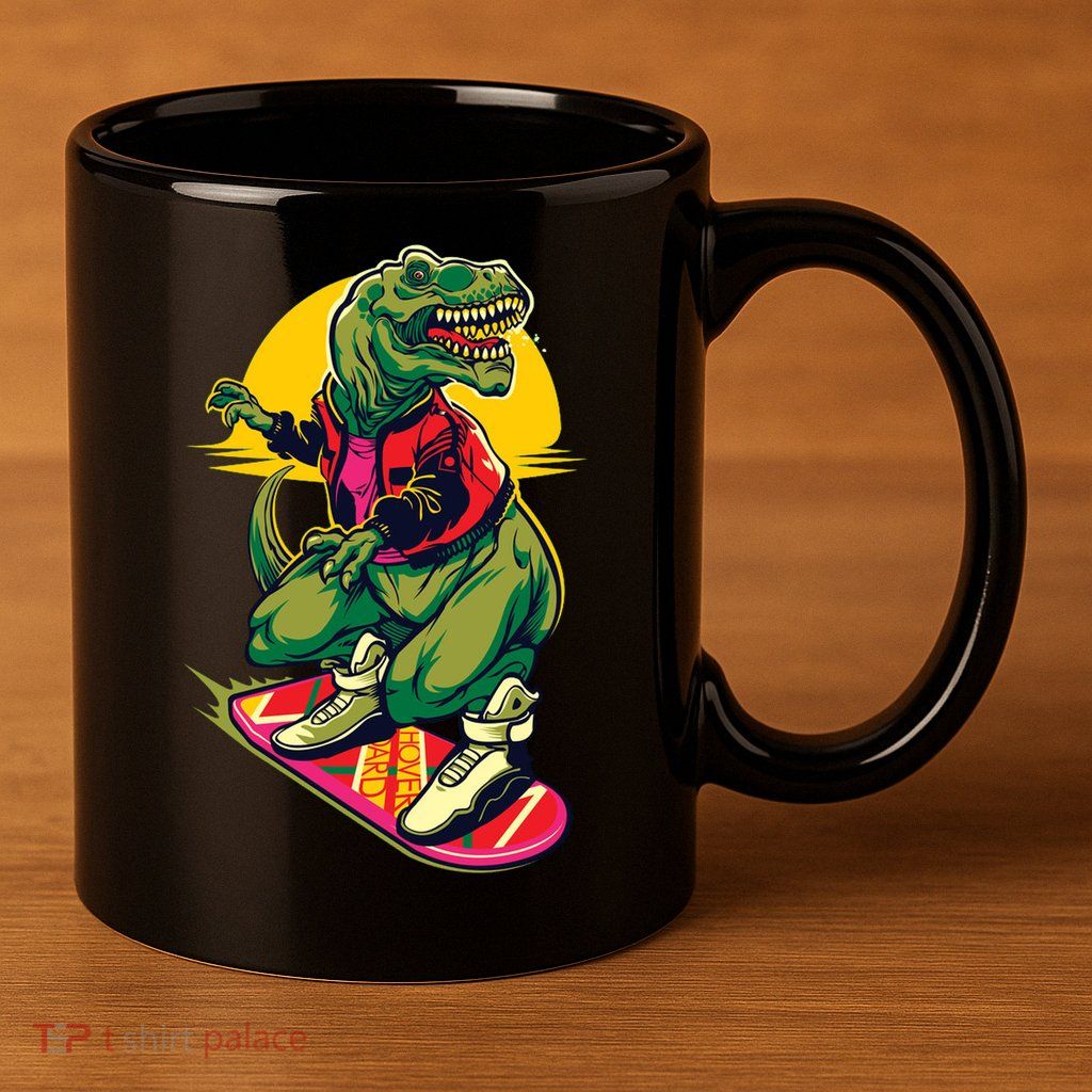 Trex Skating 11oz C Handle Ceramic Mug
