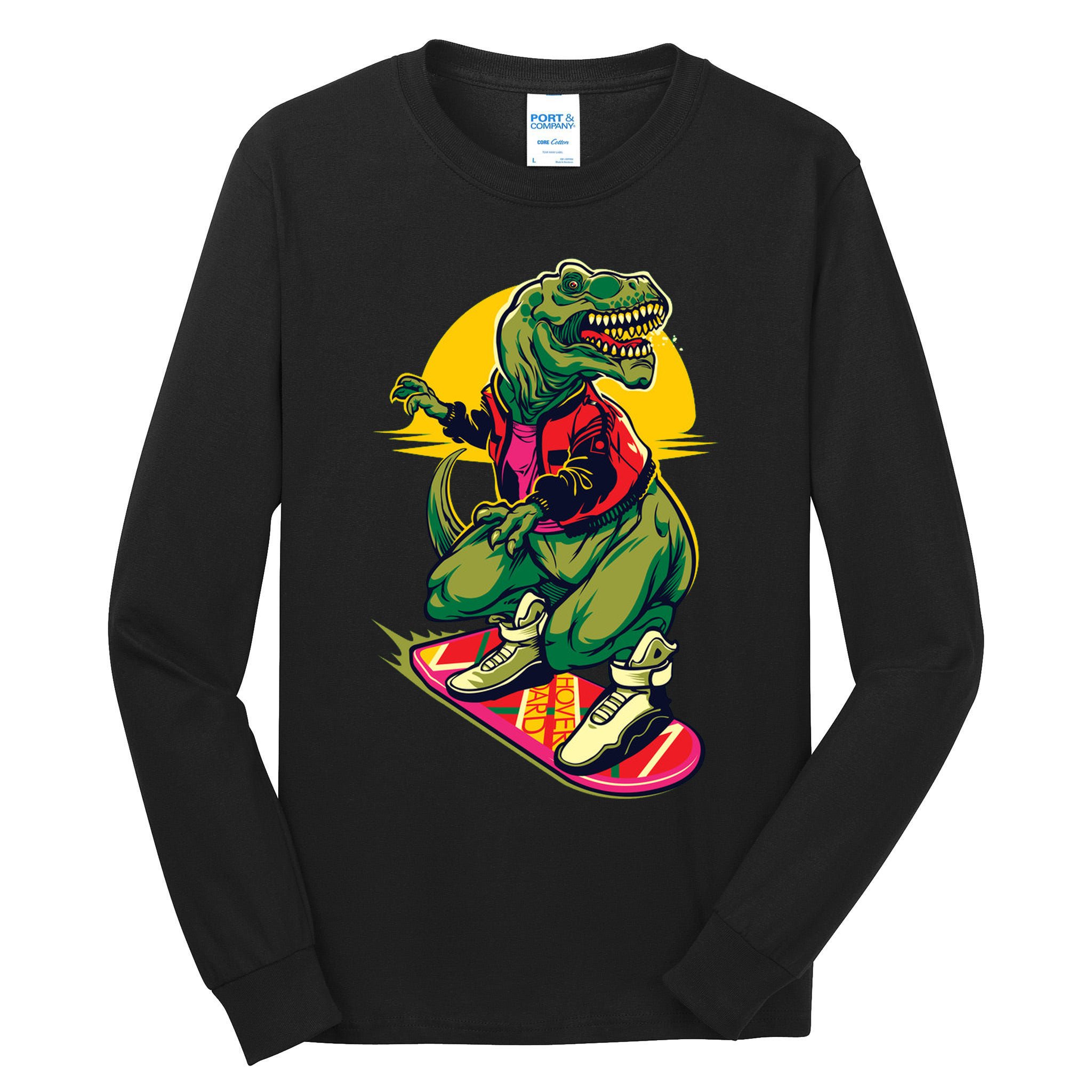 Trex Skating Tall Long Sleeve T-Shirt