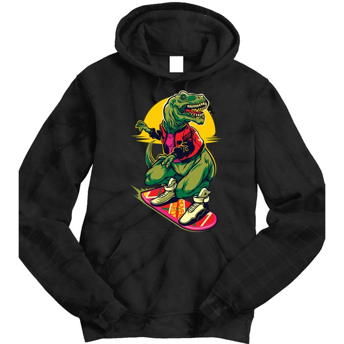 Trex Skating Tie Dye Hoodie