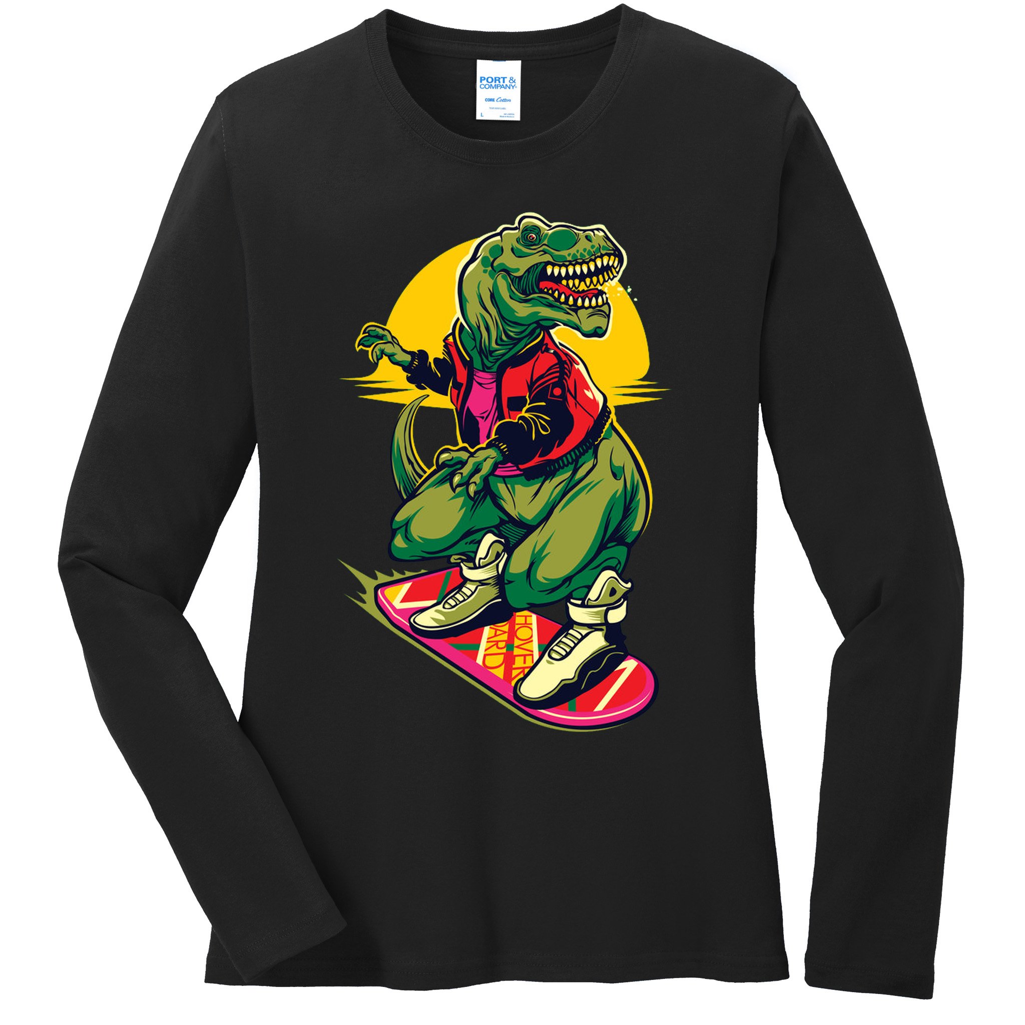 Trex Skating Ladies Long Sleeve Shirt