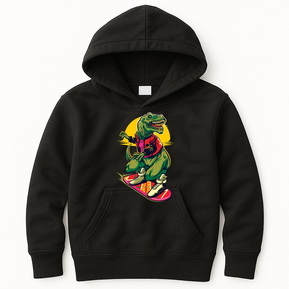 Trex Skating Kids Hoodie