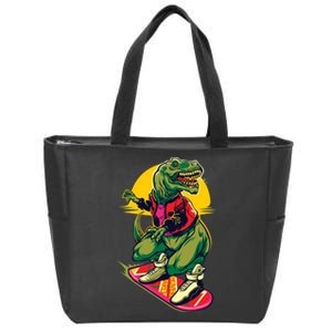 Trex Skating Zip Tote Bag