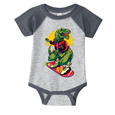 Trex Skating Infant Baby Jersey Bodysuit