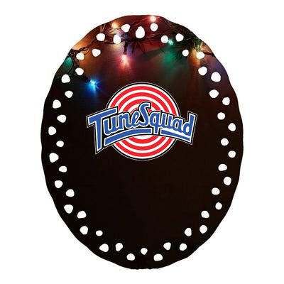 Tune Squad Ceramic Oval Ornament