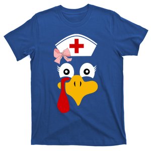 Thanksgiving Scrub Tops Turkey Nurse Holiday Nursing Gift T-Shirt