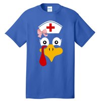 Thanksgiving Scrub Tops Turkey Nurse Holiday Nursing Gift Tall T-Shirt