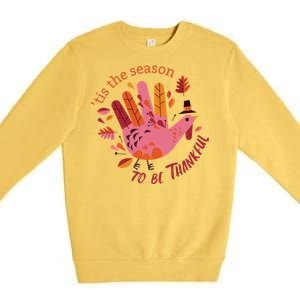 Thankful Season Turkey Premium Crewneck Sweatshirt