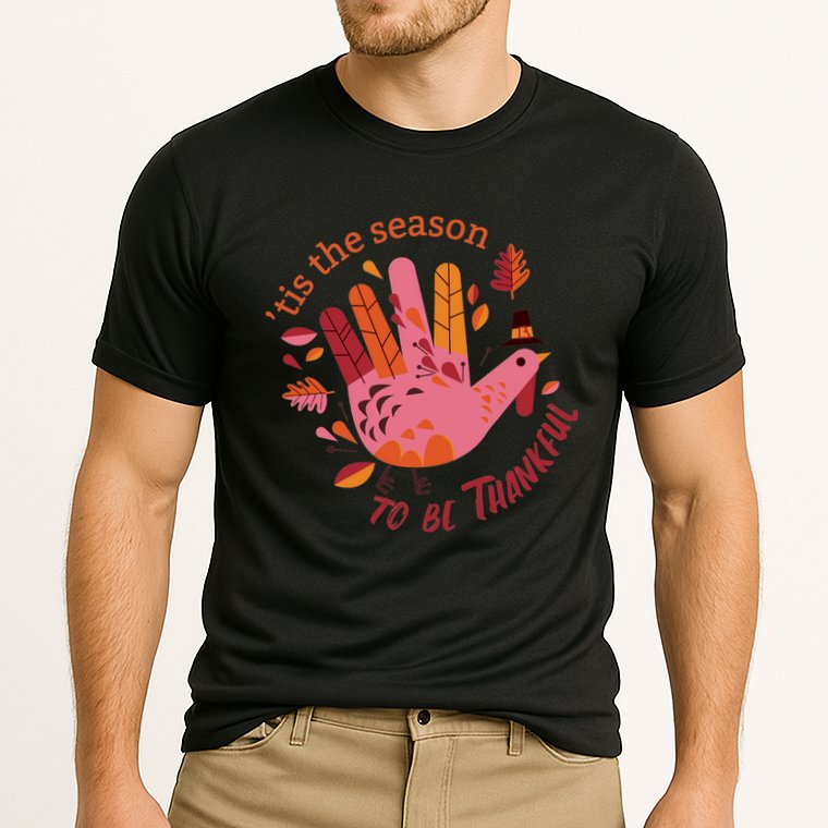 Thankful Season Turkey Cooling Performance Crew T-Shirt